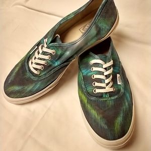 Vans low top teal/green/blue W11 M9.5